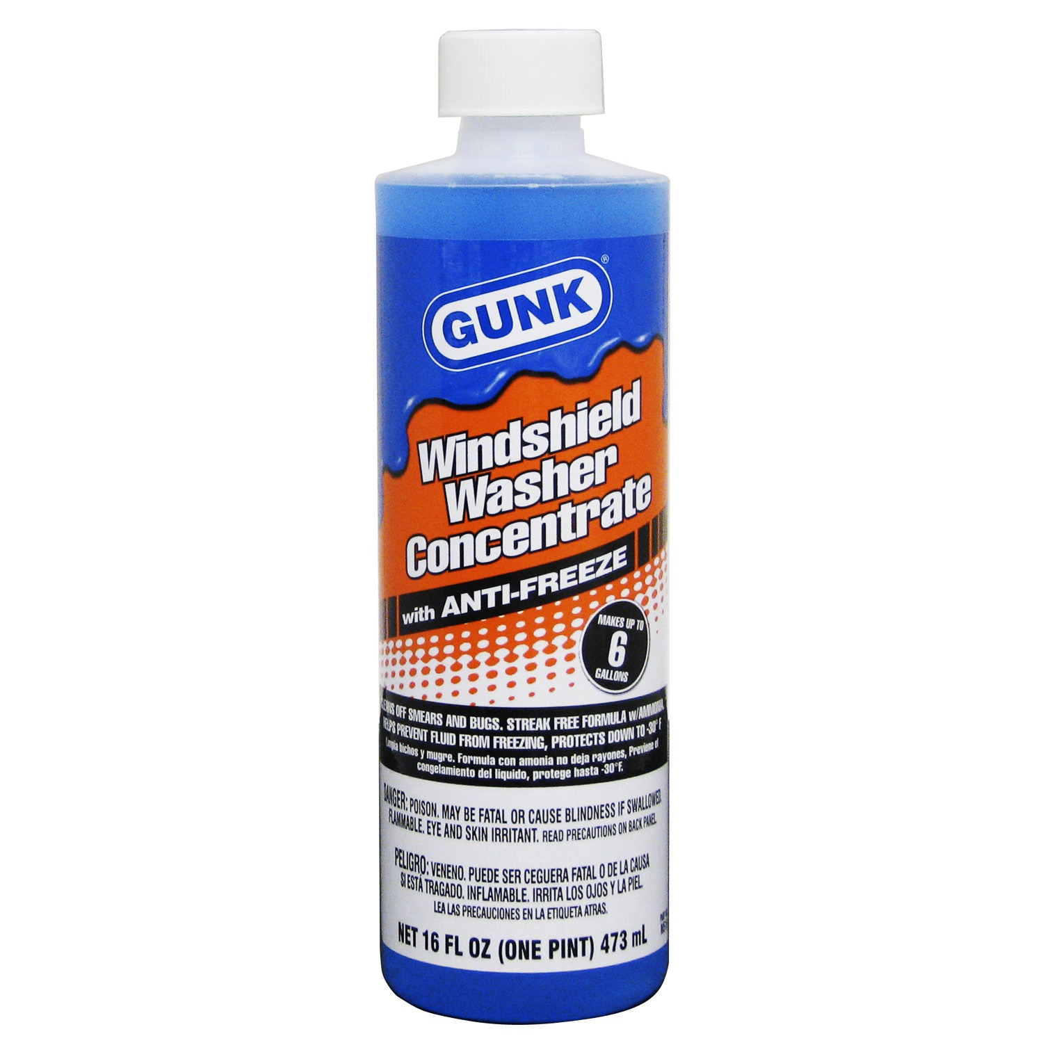 GUNK Windshield Washer Fluid with Antifreeze